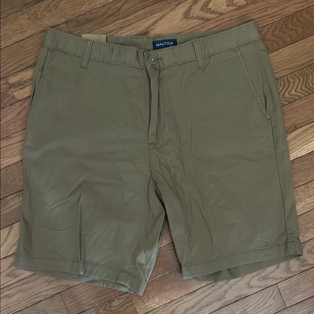 Nautica Men's Flat Front Shorts